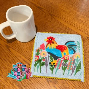 Rooster in Wilderness Potholder