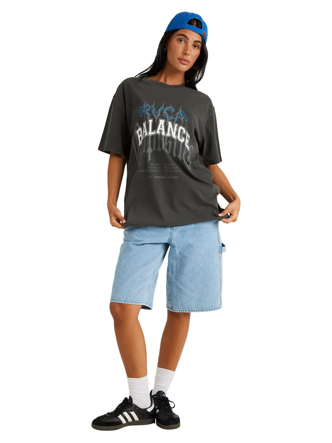 RVCA Ladies Overlay Relaxed T-Shirt