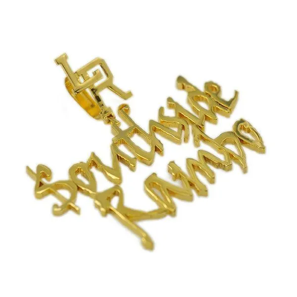 S19-287-2 - CUSTOM SOLID GOLD PENDANT