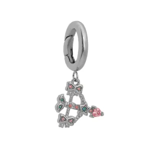 Sagittarius Charm Silver