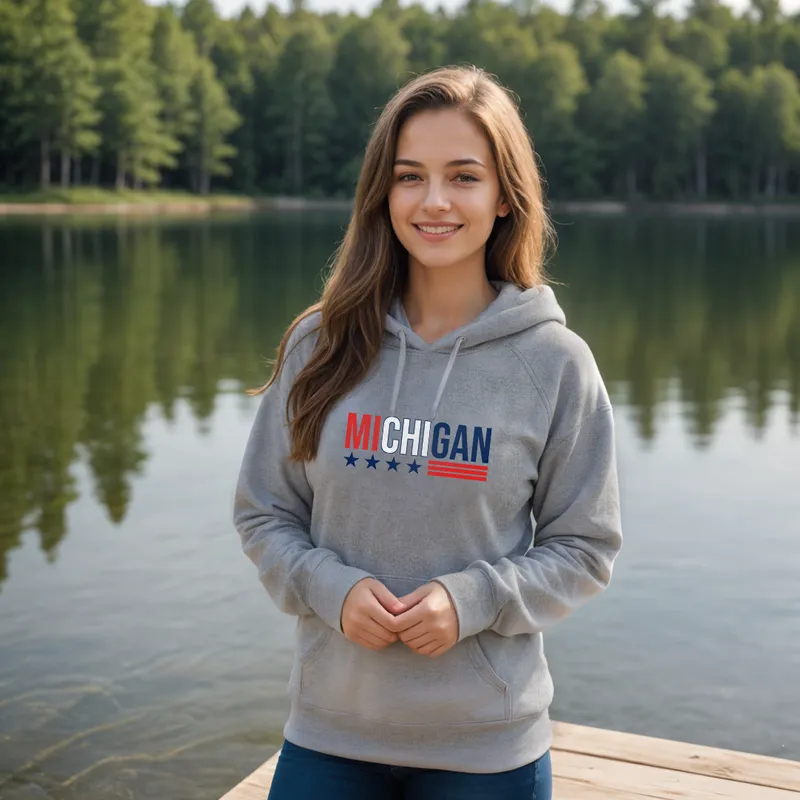 SALE "Stars & Stripes" Relaxed Fit Classic Unisex Hoodie