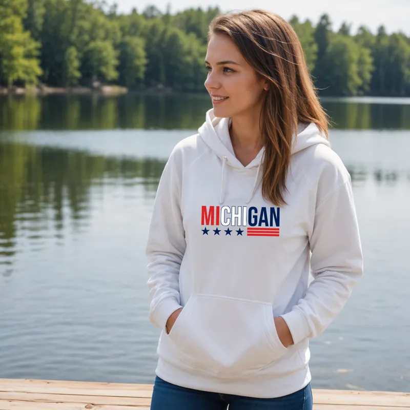 SALE "Stars & Stripes" Relaxed Fit Classic Unisex Hoodie