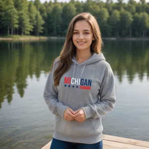 SALE "Stars & Stripes" Relaxed Fit Classic Unisex Hoodie