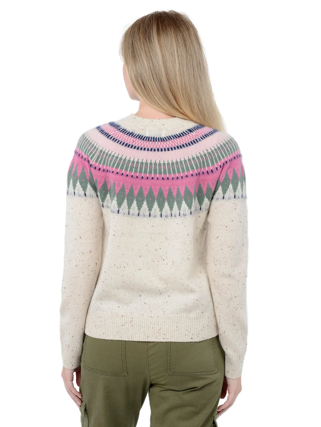 Salena Women's Cashmere Fair Isle Sweater