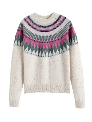 Salena Women's Cashmere Fair Isle Sweater