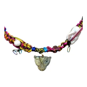 SANTORINI SUNSET GLOW TIGER ROCKSTAR CHOKER