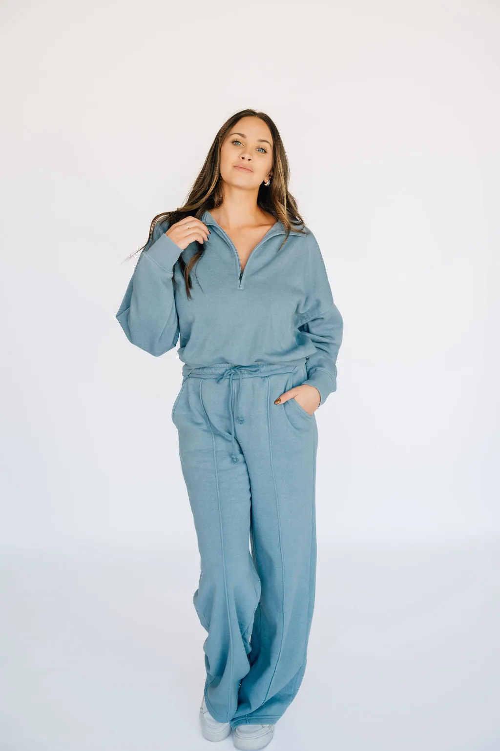 Saturday Afternoon Relaxed Sweatpants - Blue