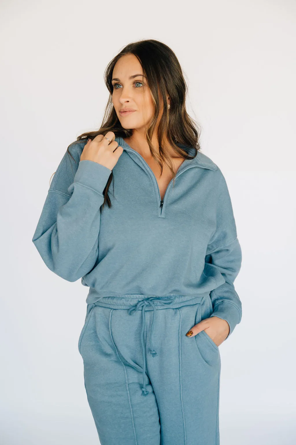 Saturday Afternoon Relaxed Sweatpants - Blue