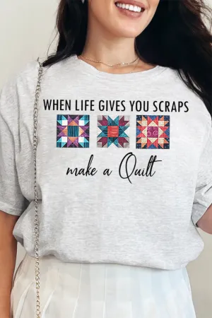 Scraps To Stitches Short Sleeve Relaxed Fit T-Shirt