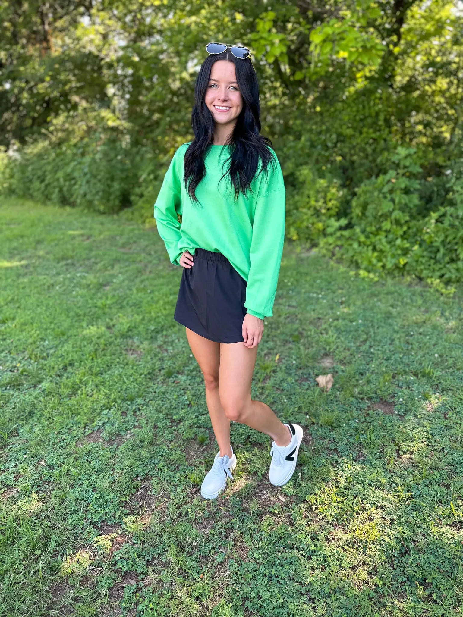 Scuba Relaxed Crop Sweatshirt