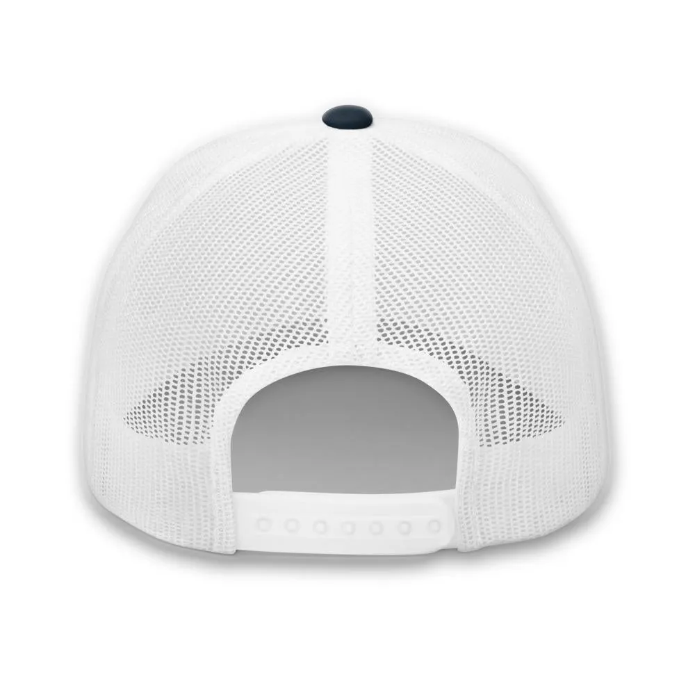 Seek More Wilderness Trucker Hat  |  Navy White