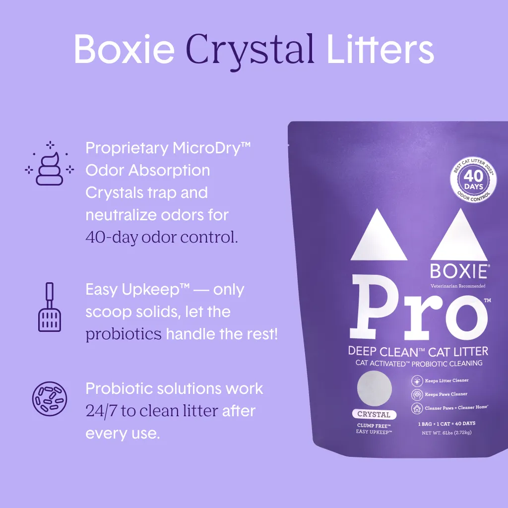 Self-Cleaning Probiotic Crystal Non-Clumping Cat Litter