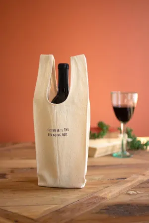 Set of 6 Wine Bags with Quirky Sayings (Pack of 2)