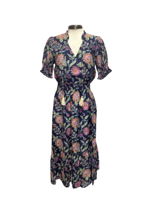 Short Sleeve Floral Maxi Dress