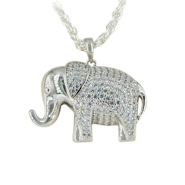 SILVER ELEPHANT PENDANT