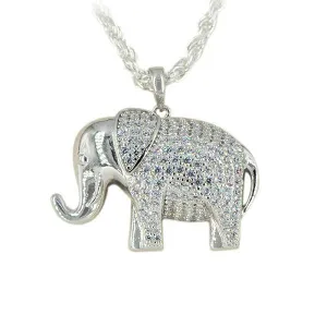 SILVER ELEPHANT PENDANT
