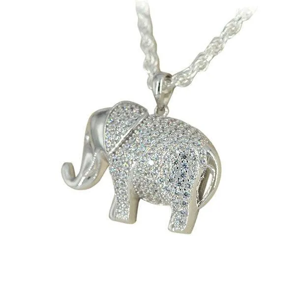 SILVER ELEPHANT PENDANT