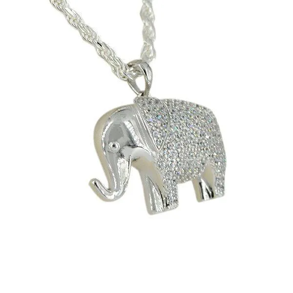 SILVER ELEPHANT PENDANT