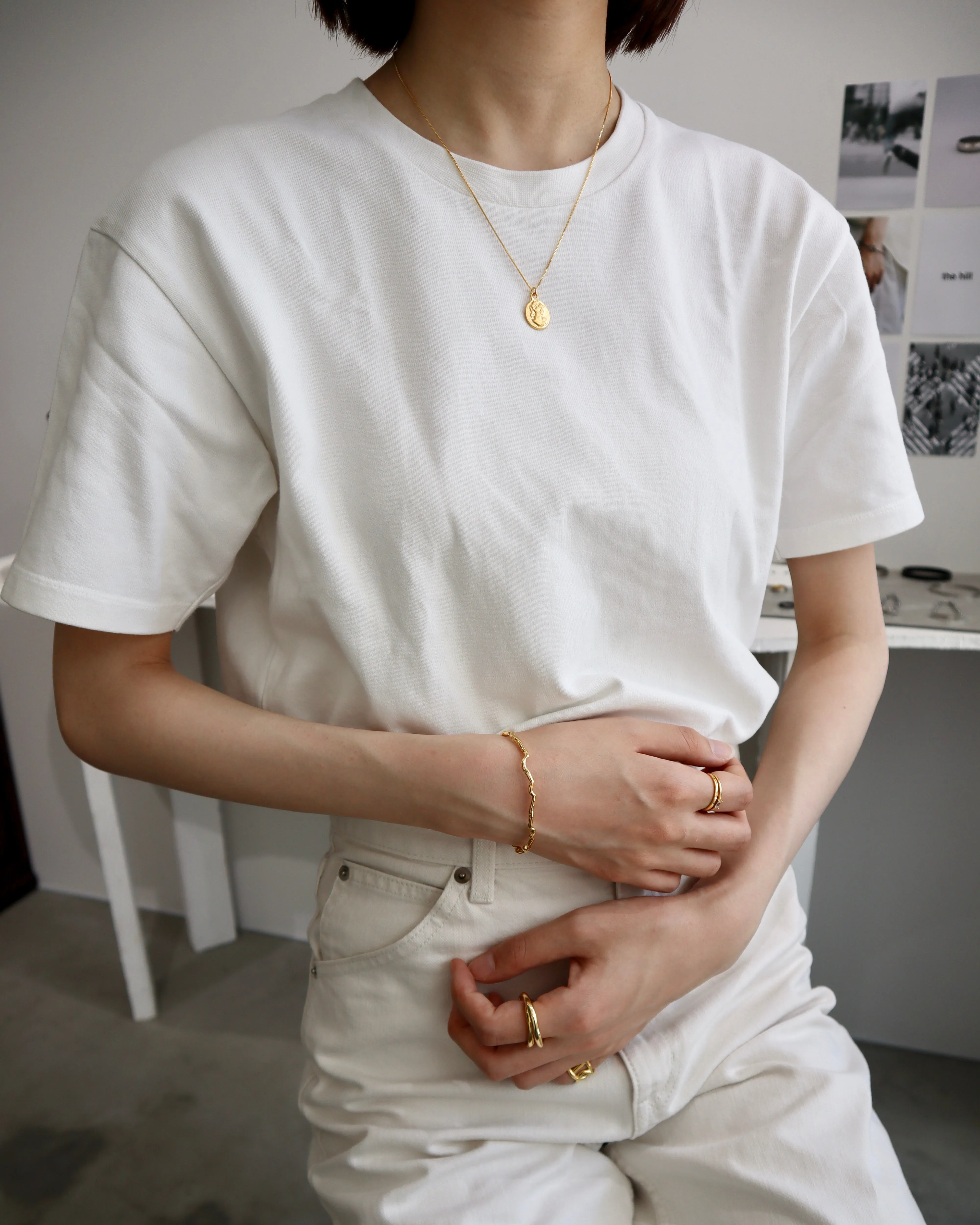 simple coin  necklace