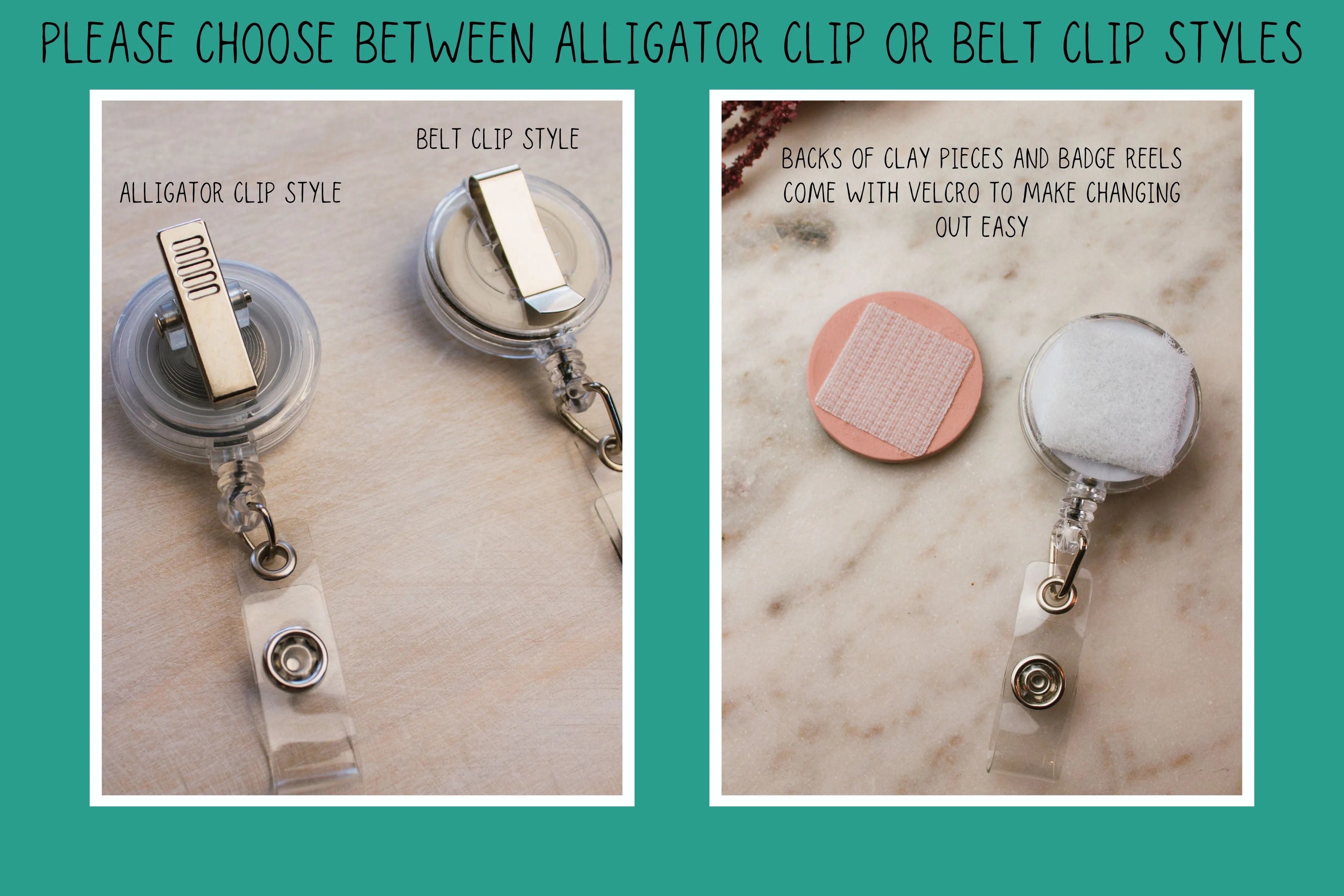 Simple Holiday Badge Reels (Red, Green and Speckled White)