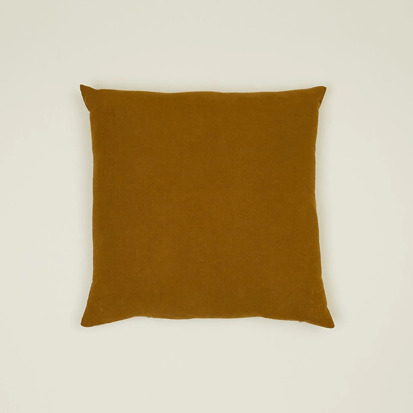 Simple Linen Pillow 22x22, Bronze