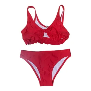Simple Red Swimsuit