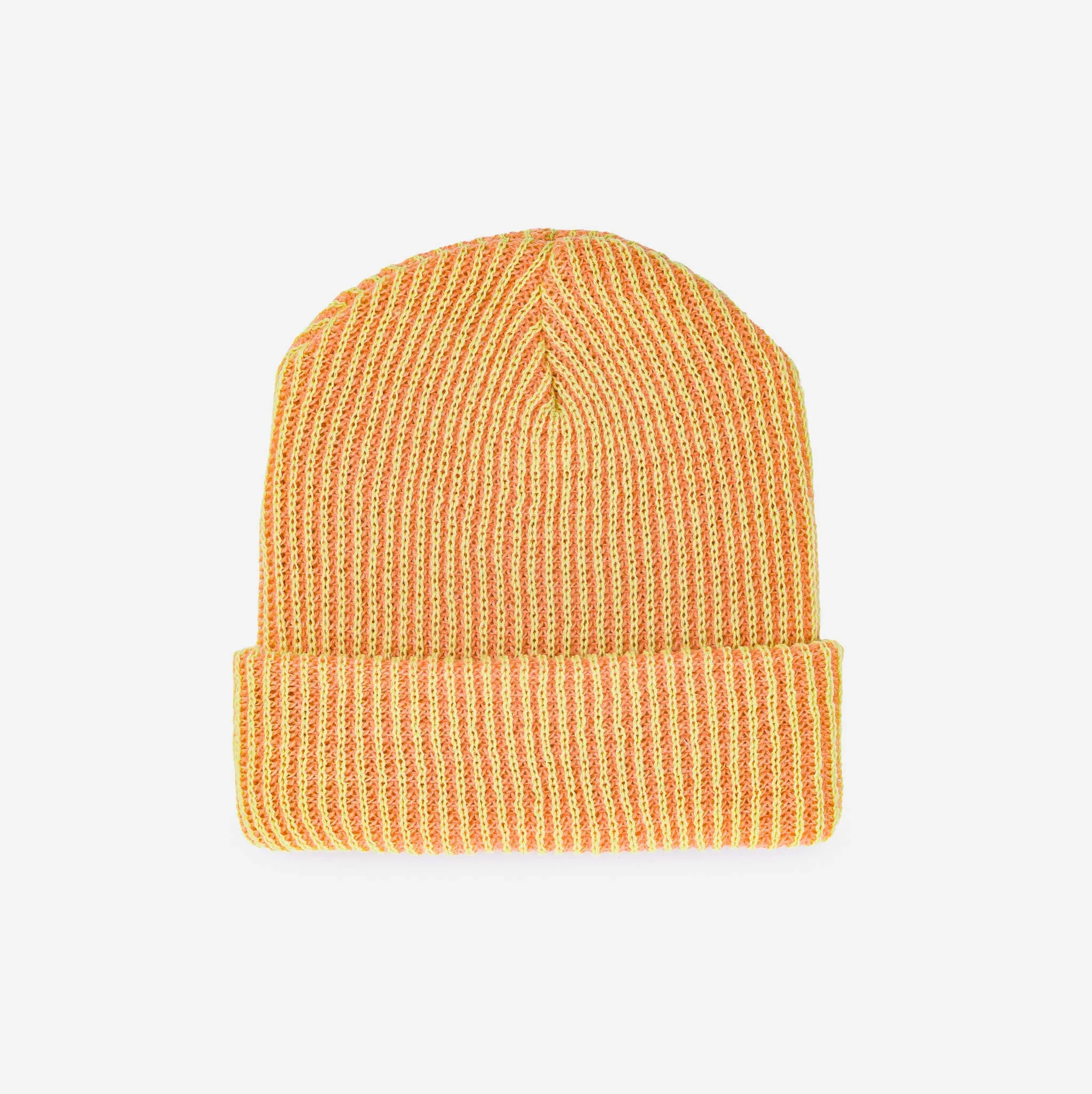 Simple Rib Knit Beanie Cap