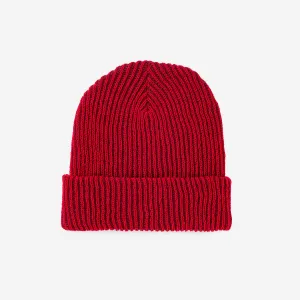 Simple Rib Knit Beanie Cap