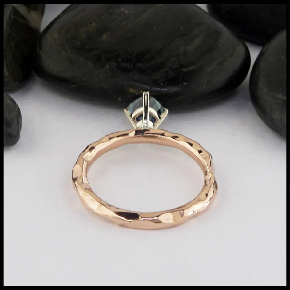 Simple Ring with Montana Sapphire