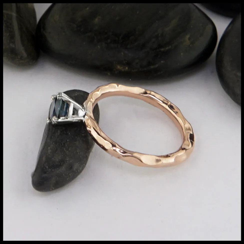 Simple Ring with Montana Sapphire