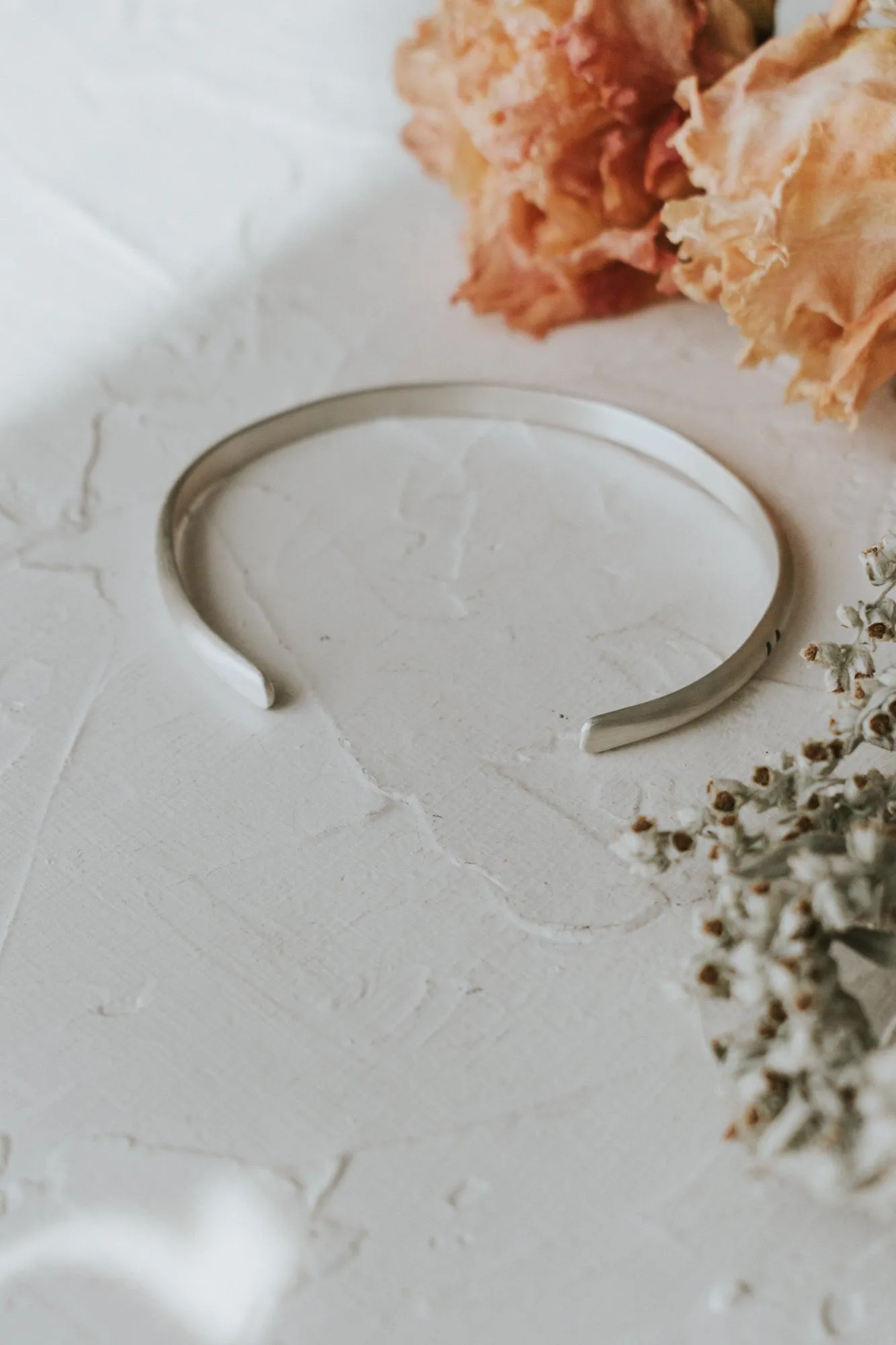 Simple Stamped Cuff Bracelet