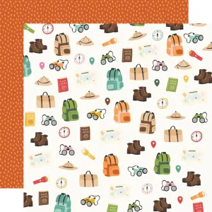 Simple Stories 12x12 [Collection ] - Into The Wild - Hello Adventure