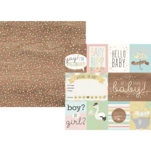 Simple Stories 12x12 Journaling Cards [Collection]  - OH, Baby! Expecting