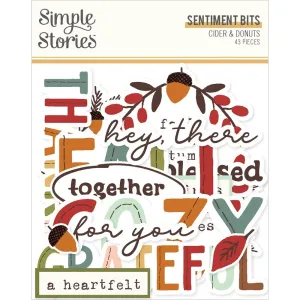 Simple Stories   Bits & Pieces  [Collection] - Cider & Donuts