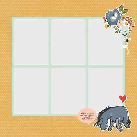 Simple Stories - Say Cheese Classic Pooh - Simple Pages Page Pieces