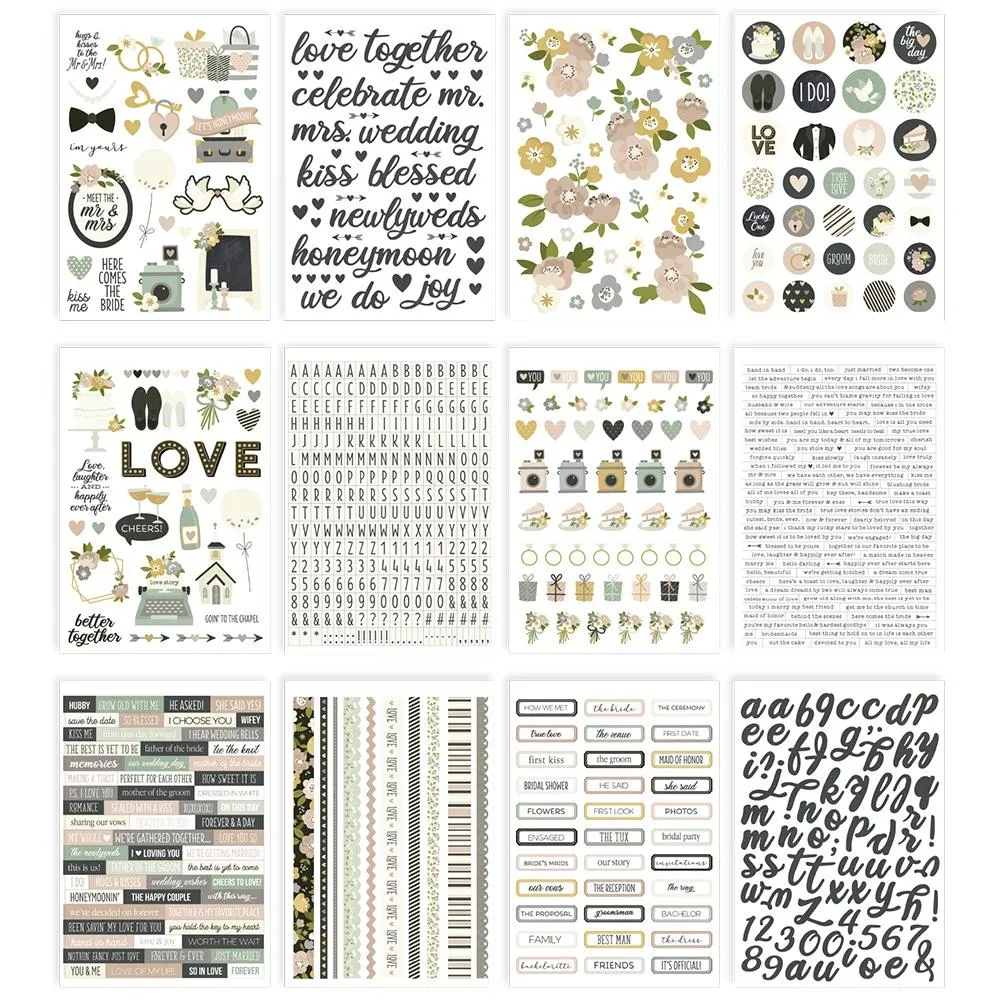 Simple Stories  Sticker Book  [Collection] - Happily Ever After