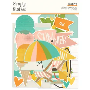 Simple Stories - Summer Snapshots - Big Bits & Pieces