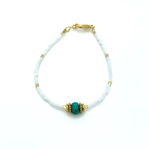 Simple White Baby Bracelet