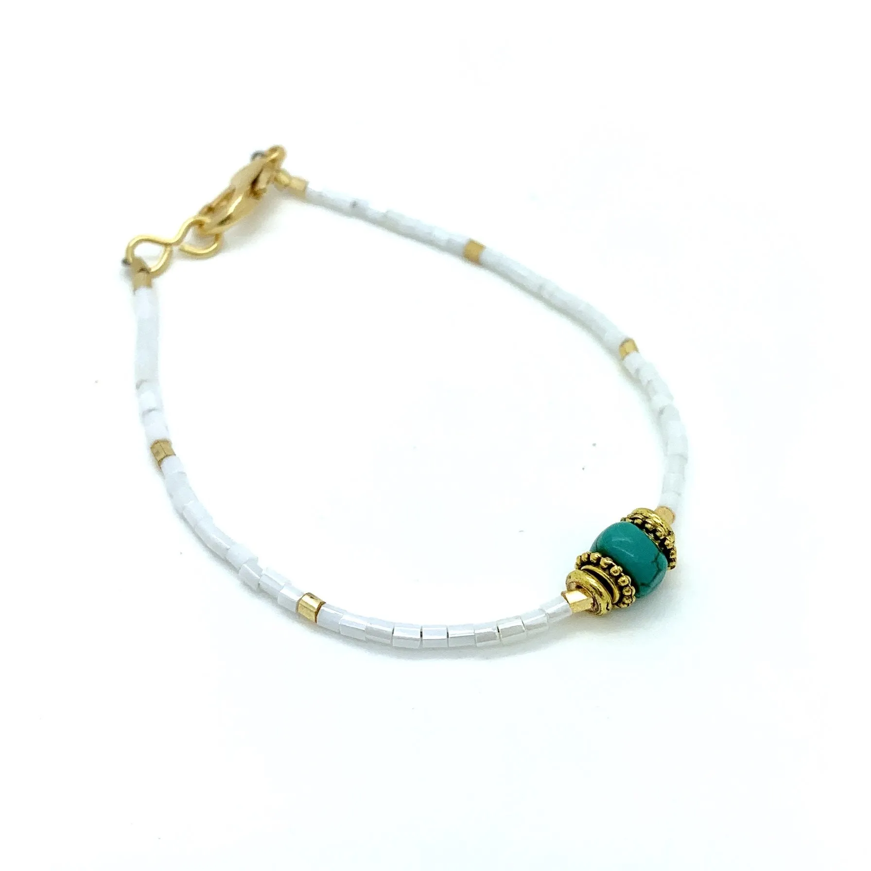 Simple White Baby Bracelet