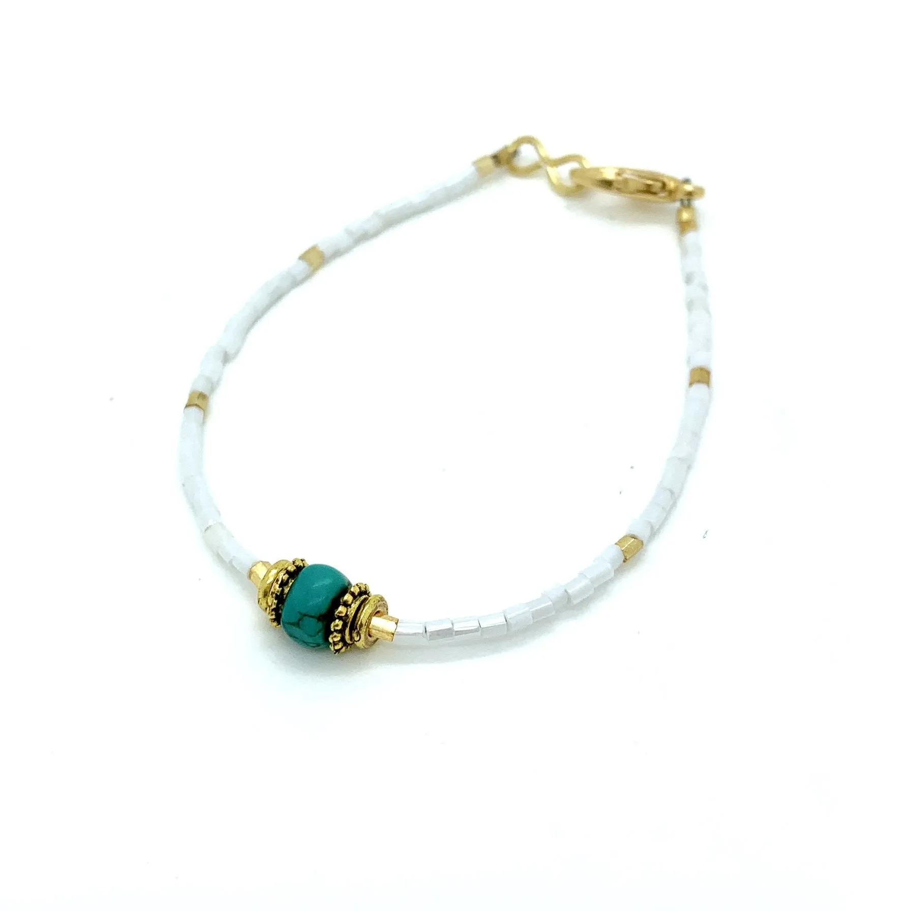 Simple White Baby Bracelet