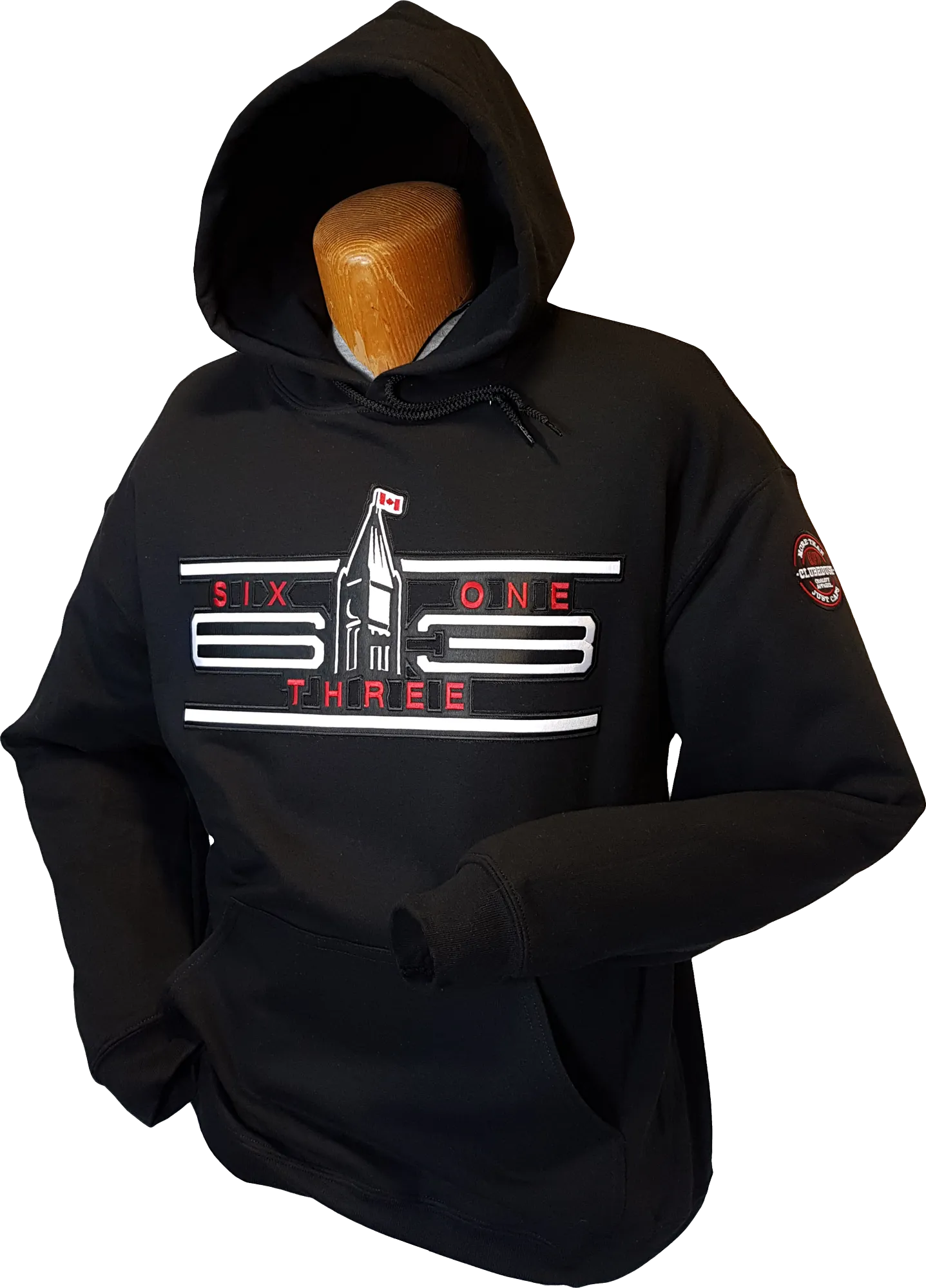 Six One 3 Cyber Hoodie Black