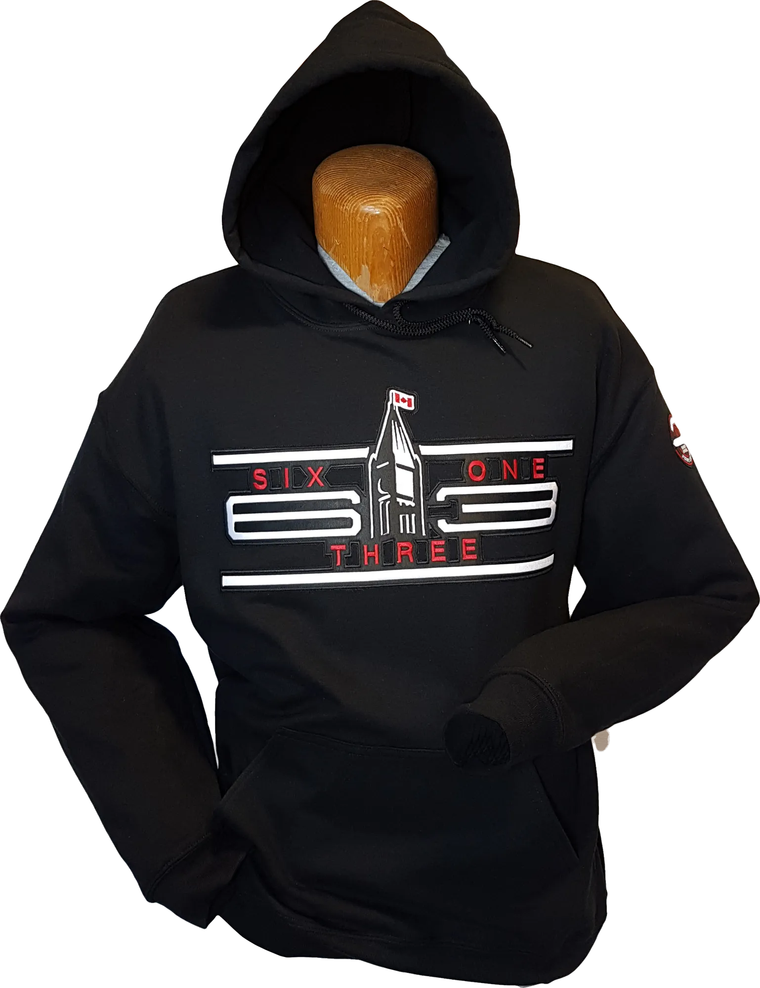 Six One 3 Cyber Hoodie Black