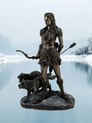 Skadi Frost Giant Statue - Norse Mythology - Veronese Design