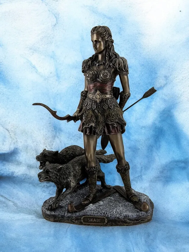 Skadi Frost Giant Statue - Norse Mythology - Veronese Design