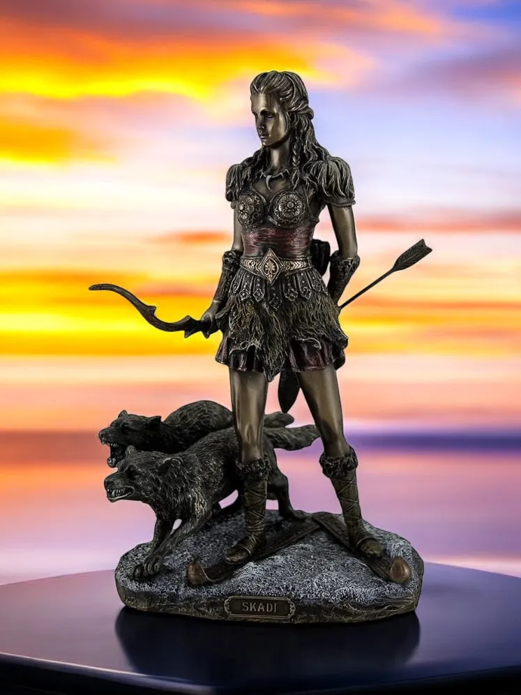 Skadi Frost Giant Statue - Norse Mythology - Veronese Design