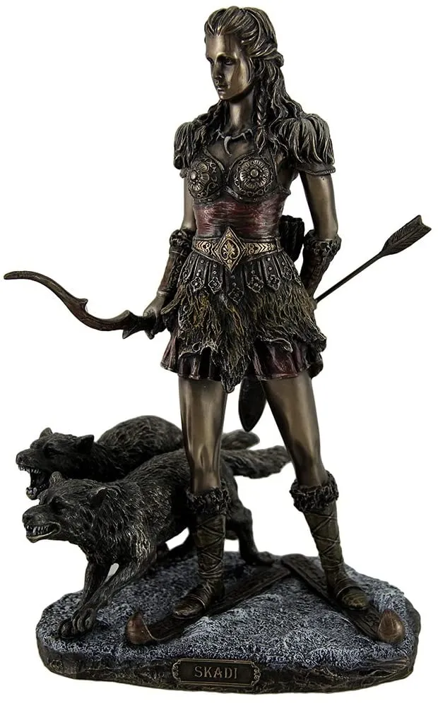 Skadi Frost Giant Statue - Norse Mythology - Veronese Design
