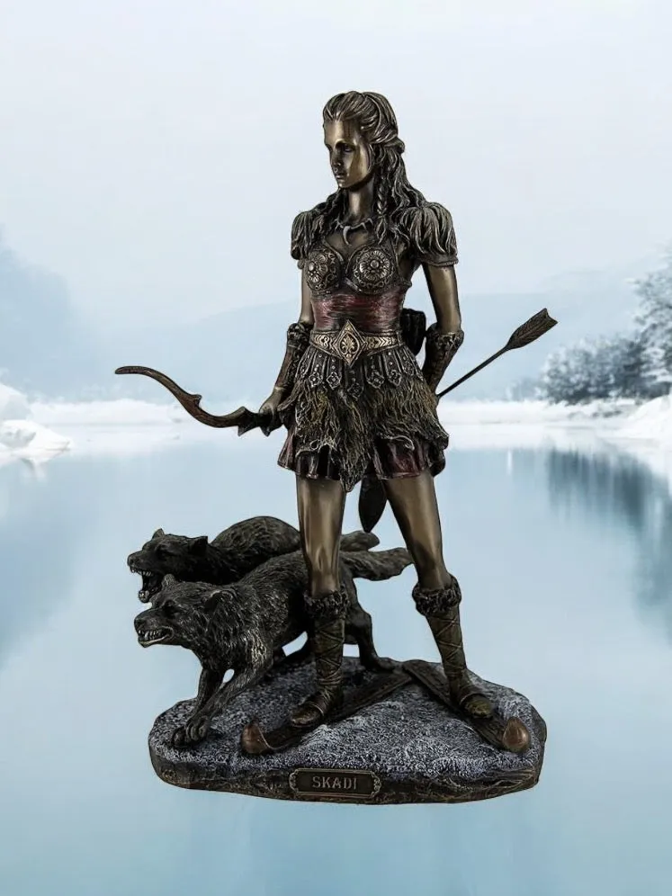 Skadi Frost Giant Statue - Norse Mythology - Veronese Design