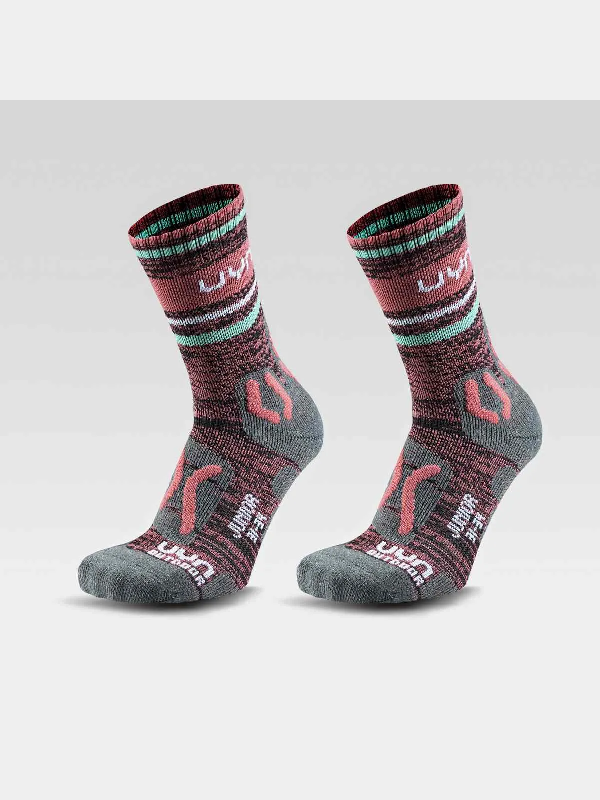 Skarpety dziecięce UYN Jr Outdoor Explorer 2 pary różowy