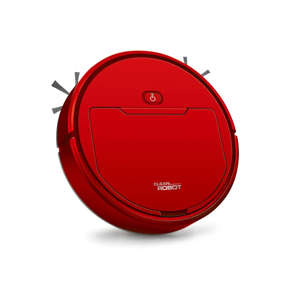 Smart Robot Floor Cleaner 3-In-1 Auto Rechargeable Smart Floor sweeper -RED