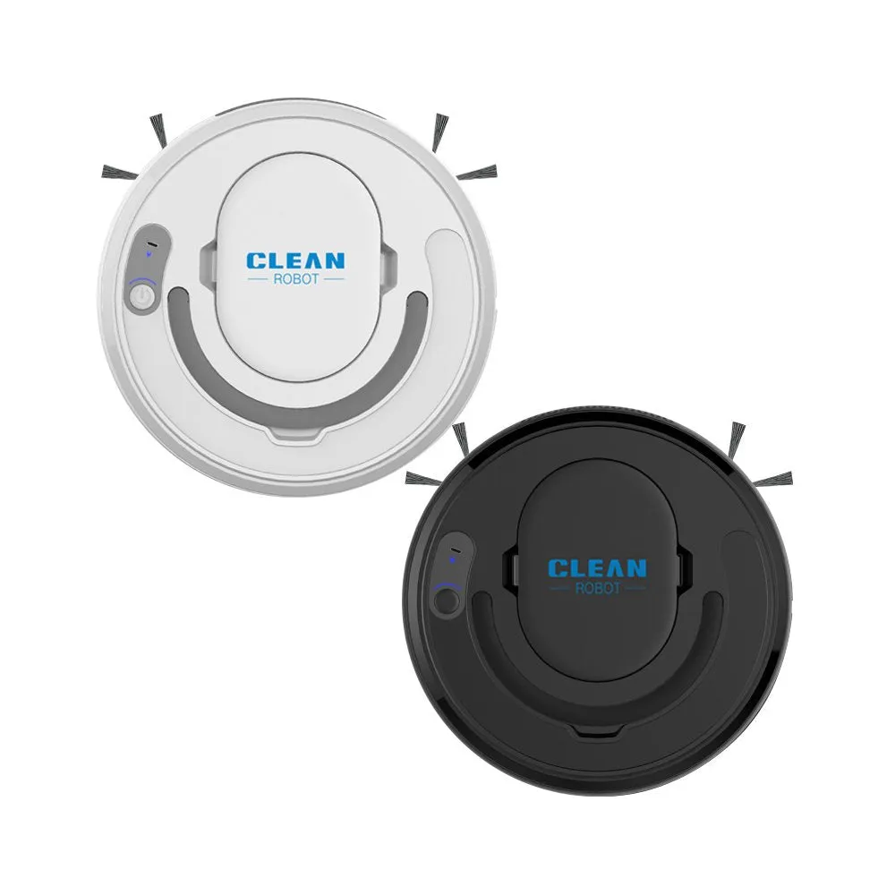 Smart Robot Floor Cleaner 3-In-1 Auto Rechargeable Smart Floor sweeper -RED